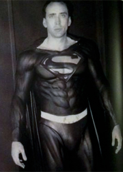 Опубликованы фотографии Николаса Кейджа в образе Супермена