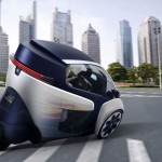 Toyota i-ROAD Concept - трехколесный электромобиль